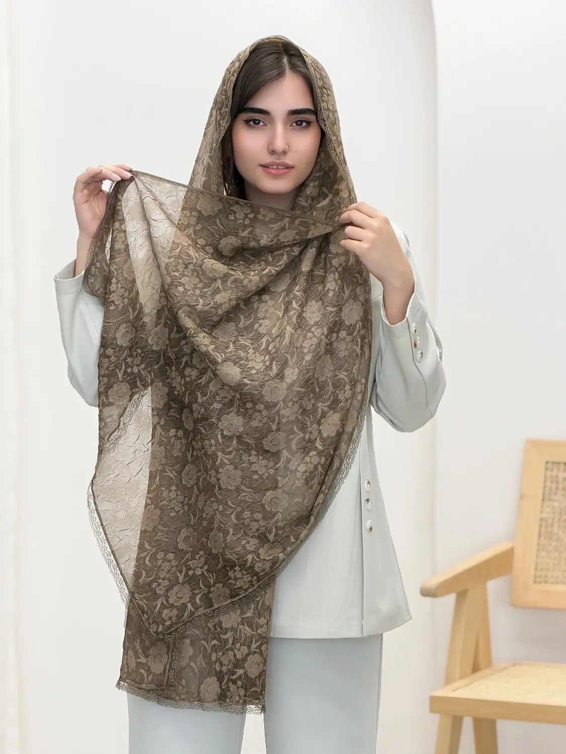 4500-شال وارداتی رزا